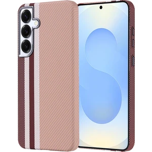 Samsung Galaxy S25 Plus Kılıf Kablosuz Şarj Özellikli Karbon Fiber Görünümlü Nekst Kapak