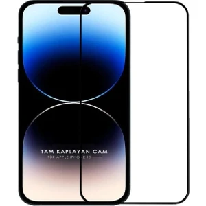 (Guard Tam Kaplayan) Iphone 15 Uyumlu Tam Kaplayan Guard Serisi Cam Ekran Koruyucu