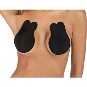 Kadın Göğüs Toplayıcı Yapışkanlı Sutyen  Askısız ve Göğüs Ucu Kapalı Tavşan Kulak Sütyen