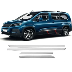 Peugeot Rifter Krom Yan Kapı Çıtası 4 Kapı P.çelik 2019 ve Üzeri