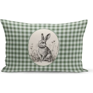 Bertille Home Ilkbahar Serisi Çift Tarafı Dijital Baskılı Kırlent Kılıfı (Spring Easter Paskalya Cushion Cover)