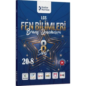 8. Sınıf Lgs Fen Bilimleri 20 x 8 Branş Denemeleri Krallar Karması