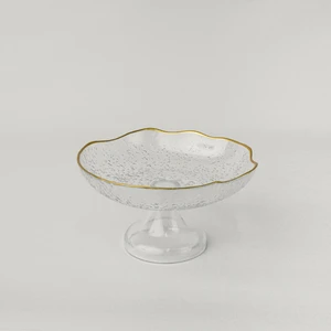 Bubble Ayaklı Kase 23 cm Gold