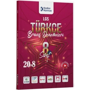 8. Sınıf Lgs Türkçe 20 x 8 Branş Denemeleri Krallar Karması