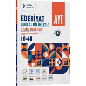 Ayt Edebiyat Sosyal Bilimler 1 10 x 40 Branş Denemesi Krallar Karması