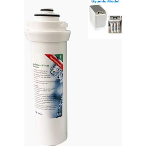 As Water İhlas Aura Cebilon Unique Dijital Su Arıtma Cihazı Uyumlu 1. Aşama 5 Mikron Sediment Filtre