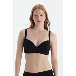 Siyah Kaplı Bikini Üstü