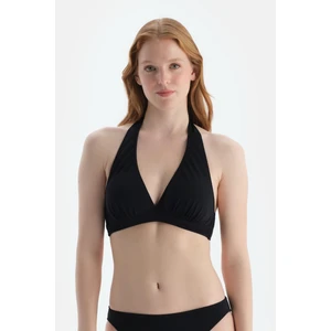 Siyah Üçgen Geniş Bikini Üst