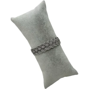 Han Ticarethane Dörtlü Örme Model Telkari Gümüş Kaplama Bakır Bileklik