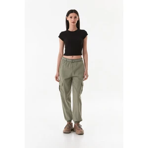 Kemerli Kargo Cepli Jogger Pantolon