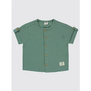 Civil Baby Erkek Bebek Gömlek 6-18 Ay Su Yeşili
