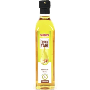 Nutas Fındık Yağı - 500ML Cam Şişe