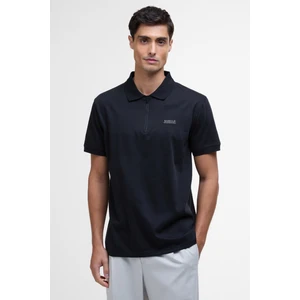 B.ıntl Chapter Jacquard Texture Polo Yaka BK11 Black