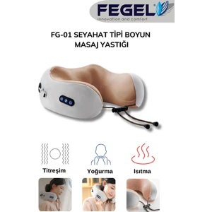 FG-01 Seyahat Tipi Masajlı Boyun Yastığı