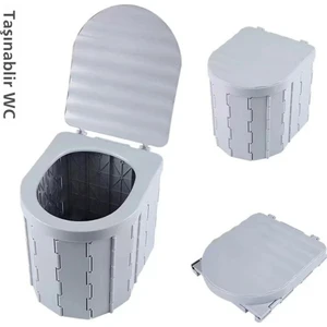 "taşınabilir Katlanır Kamp ve Seyahat Tuvaleti | Hafif, Dayanıklı & Su Geçirmez | Kamp, Yolculuk, Tekne & Acil Durumlar Için Pratik, Kompakt & Hijyenik Çözüm