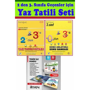 Tonguç Akademi 2 den 3 e Hazırlık Yaz Tatili Seti + 10 lu  Hikaye Seti