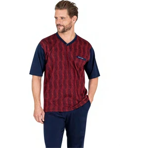 Pierre Cardin 6052 Erkek Kısa Kollu Jakarlı 3'lü Pijama Takımı