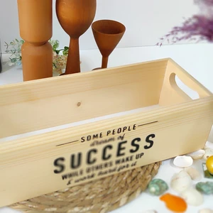 Wood Retro Ahşap Kutu Organizer