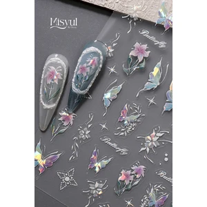 Tırnak Sticker Protez Tırnak Kalıcı Oje Süsleme, Nail Art Sticker