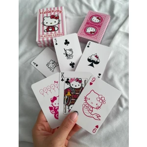 Anime Hello Kitty Iskambil Poker Kartı