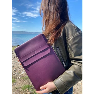 MacBook Pro, Air ve Diğer Uyumlu Laptop Kılıfı 13’ 14’ 15' Inç Notebook Vegan Suni Deri Çanta