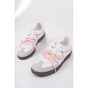 Retro Çift Bağcıklı Günlük Kadın Sneaker Spor Ayakkabı