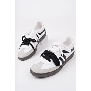 Retro Çift Bağcıklı Günlük Kadın Sneaker Spor Ayakkabı