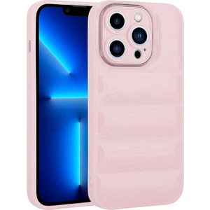 Apple iPhone 13 Pro Uyumlu Kamera Korumalı Parlak Airbag'li Galya KAPAK-PEMBE-8680436642696-TA82471-O
