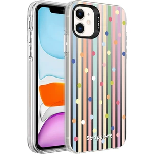 iPhone 11 Uyumlu Desenli Zore Silver Sert KAPAK-NOKTALAR-8680436704394-TA92092-OTNV