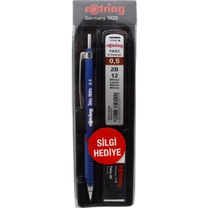 Retro Versatil Uçlu Kalem Uç-Silgi 3 Lü Okul Seti 0.5