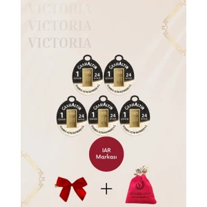 Victoria Gold 5 Adet 1 gr 24 Ayar  995 Altın