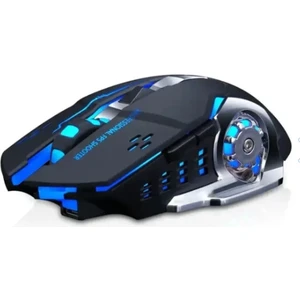 RX-GM808 Gaming Wireless Rgb Oyuncu Mouse Şarjlı Pilsiz Sessiz Click