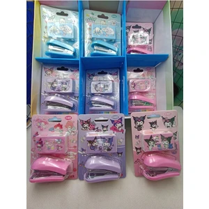 Sanrio Kawaii Kuromi My Melody Zımba Seti Zımba Makinesi ve Zımba Teli Hediyeli 1ADET