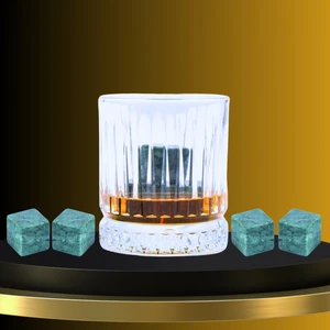 Granit 4 Adet Viski Taşı Soğutma Kesesinde Sertifikalı