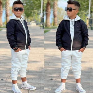 Cgkids Mevsimlik Yağmurluk Siyah Renk Erkek Çocuk