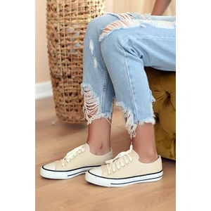 Pembe Potin Rahat Taban Moda  Sneaker 10-3232-22UCVERS