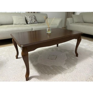 Başaran Mobilya Ultra Kaliteli  Mdf Ceviz 60 x 100 Orta Sehpa