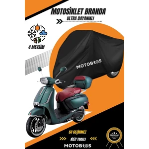 Motosiklet Branda Arora Mojito Siyah Su Geçirmez ve Dayanıklı (En Kalın) Kumaş Ömürlük Kullanım