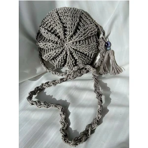 Dna Moda Makaron Çanta / Hasır Çanta / Bohem Çanta / El Örgüsü Hasır Çanta / Kağıt Ip Çanta