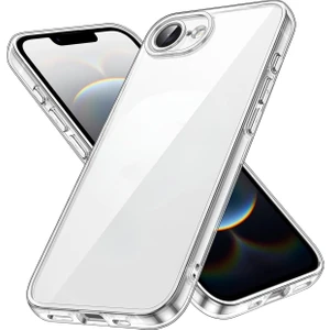 (2mm Şeffaf) Iphone 16E (2025) Uyumlu Şeffaf Yumuşak Esnek Silikon Kılıf