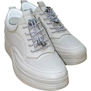 121 Kadın  Deri Casual Comfort Ayakkabı Taş