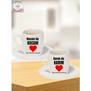 Asay Baskı Karım Da Karım Kocam Da Kocam Türk Kahve Fincanı