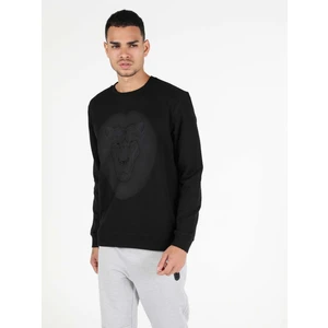 Regular Fit   Erkek Siyah Sweatshirt