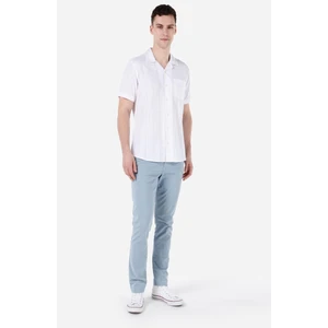 Erkek Slim Fit Orta Bel Düz Paça Erkek Açık  Pantolon