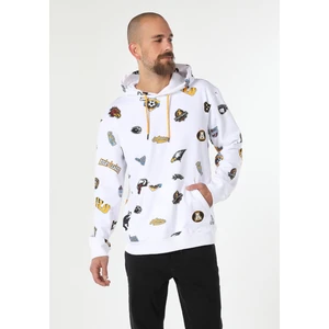 Comfort Fit   Erkek Beyaz Sweatshirt
