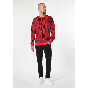 Regular Fit   Erkek Kirmizi Sweatshirt
