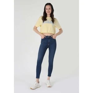 759 Lara Skinny Fit Orta Bel Dar Paça Kadın Denim Jean Pantolon