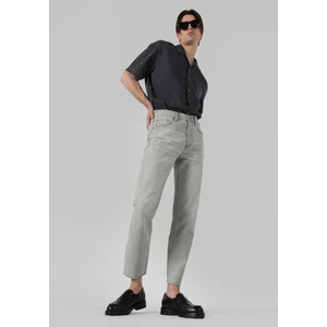 046 Marco Loose Straight Fit Orta Bel Düz Paça Erkek Gri Jean Pantolon