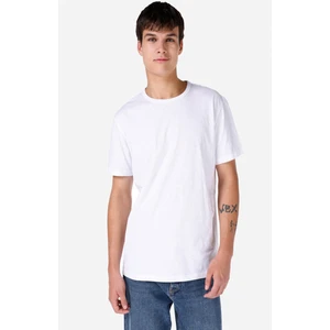 Regular Fit Bisiklet Yaka Basic Beyaz Erkek Kısa Kol Tişört