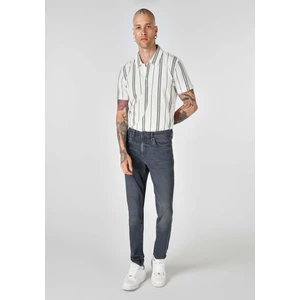041 Danny Slim Fit Düşük Bel Dar Paça Erkek Siyah Jean Pantolon